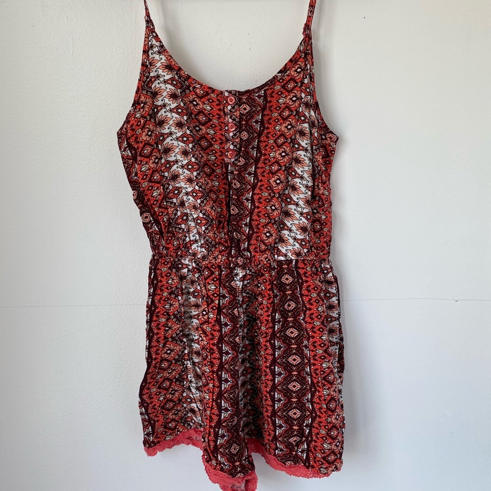 Girl’s Patterned Romper